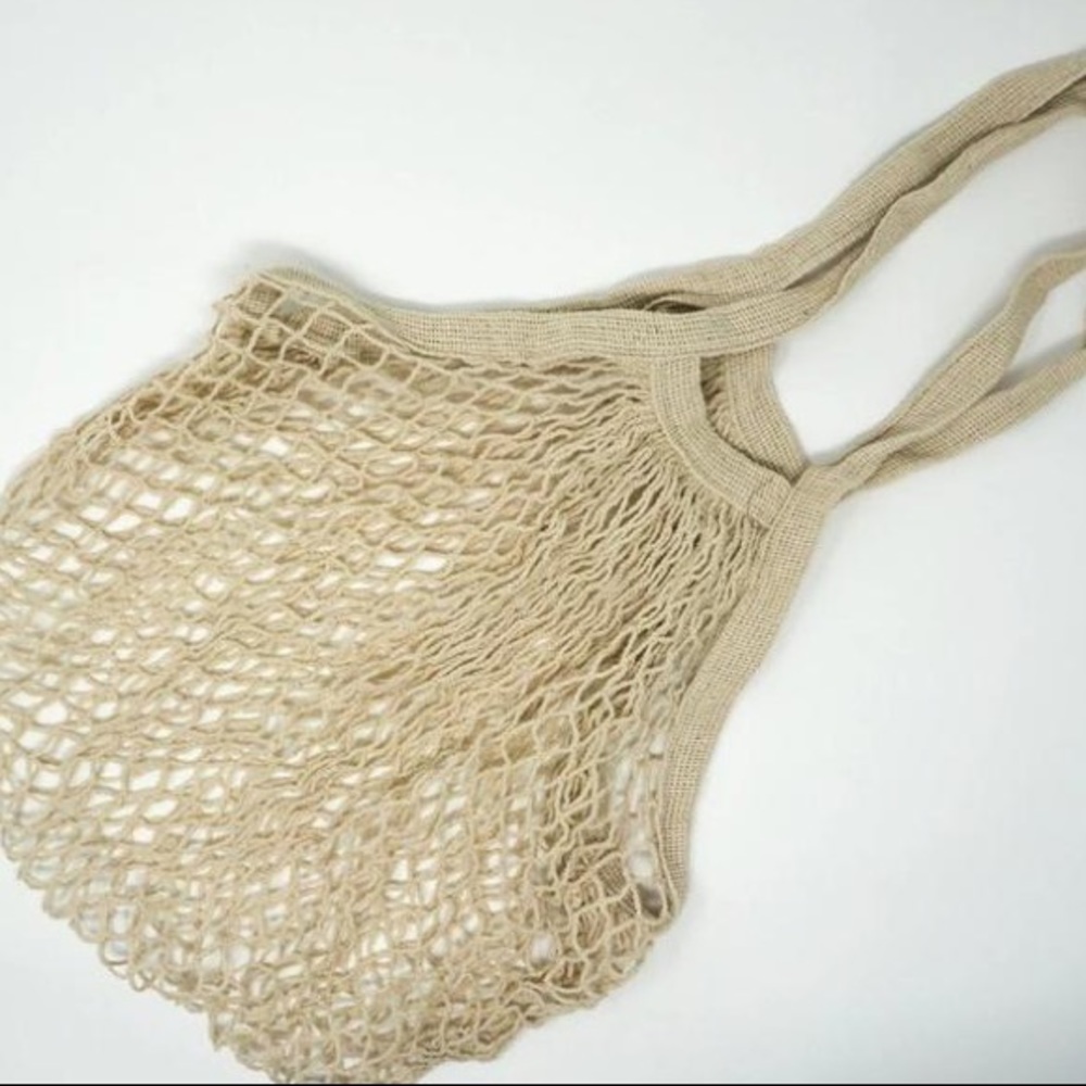 NWT mesh canvas bag
